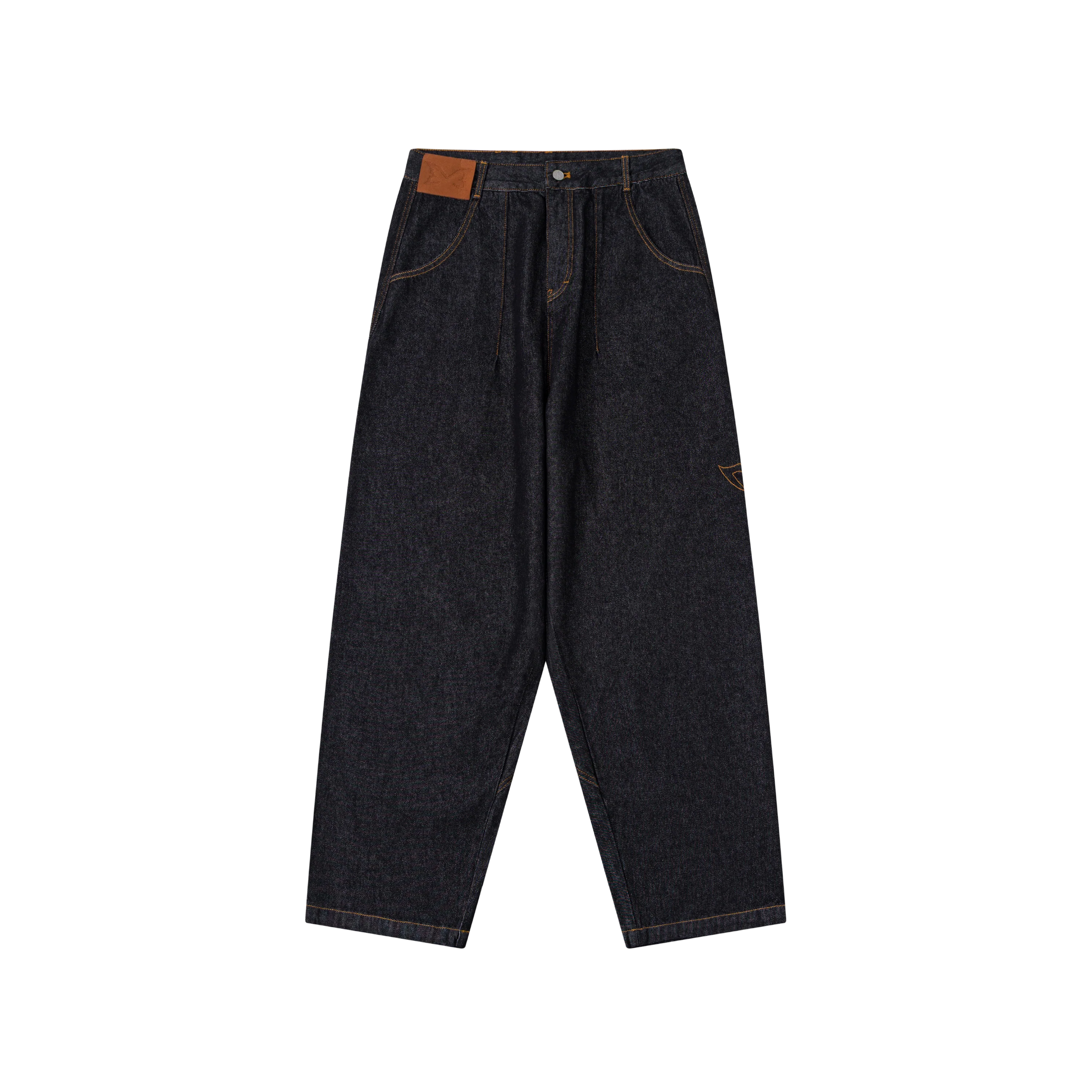 MERTRA REVERSE BIGSTEP DENIM (BLACK / GOLD)