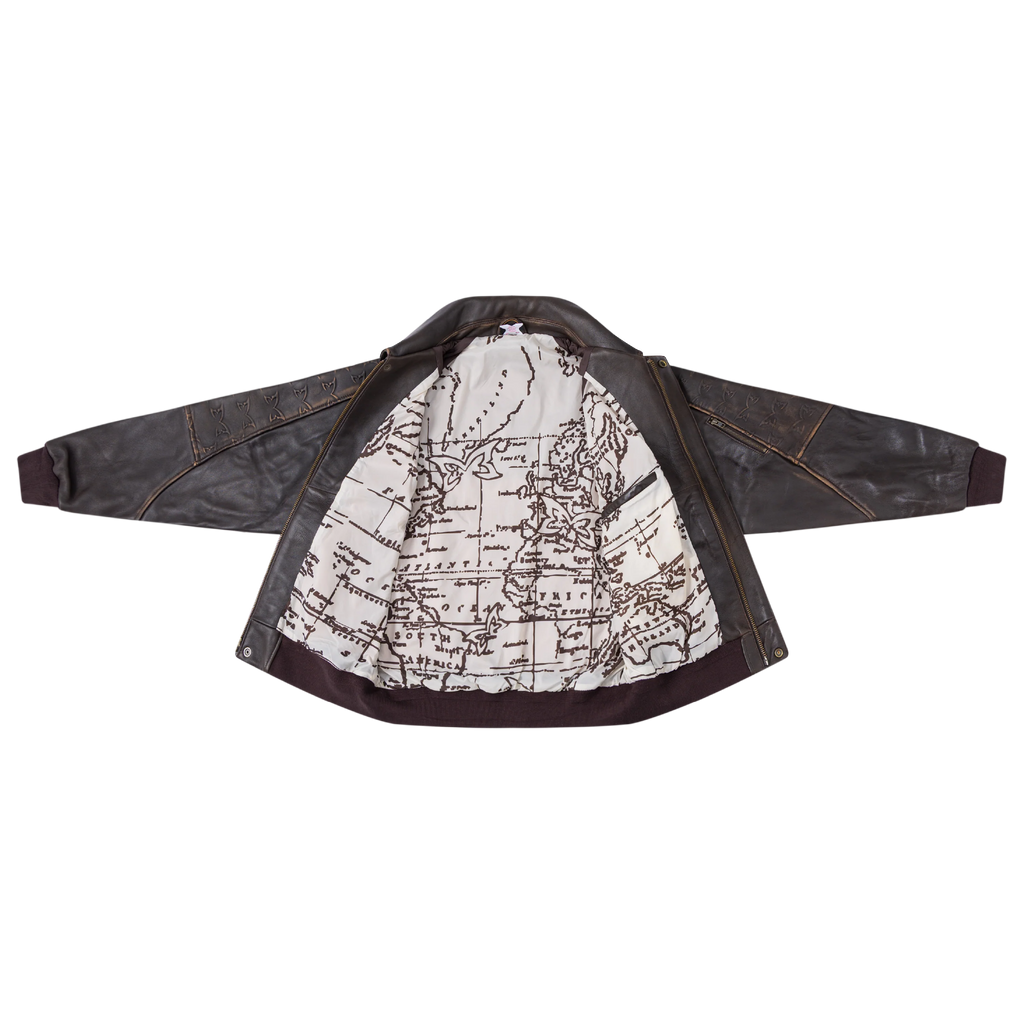 MERTRA AGED LEATHER JACKET