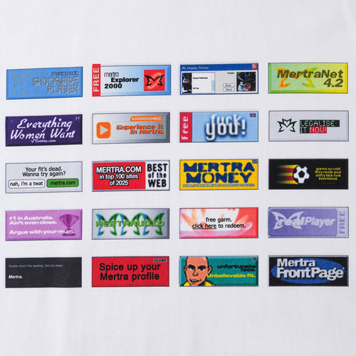 MERTRA ARCHIVE BANNER TEE