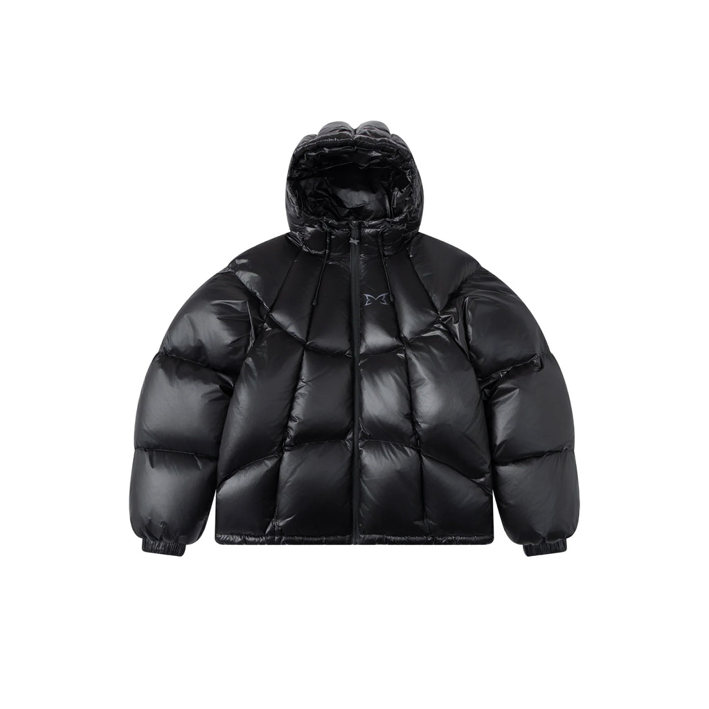 MERTRA GRID PUFFER JACKET (BLACK)