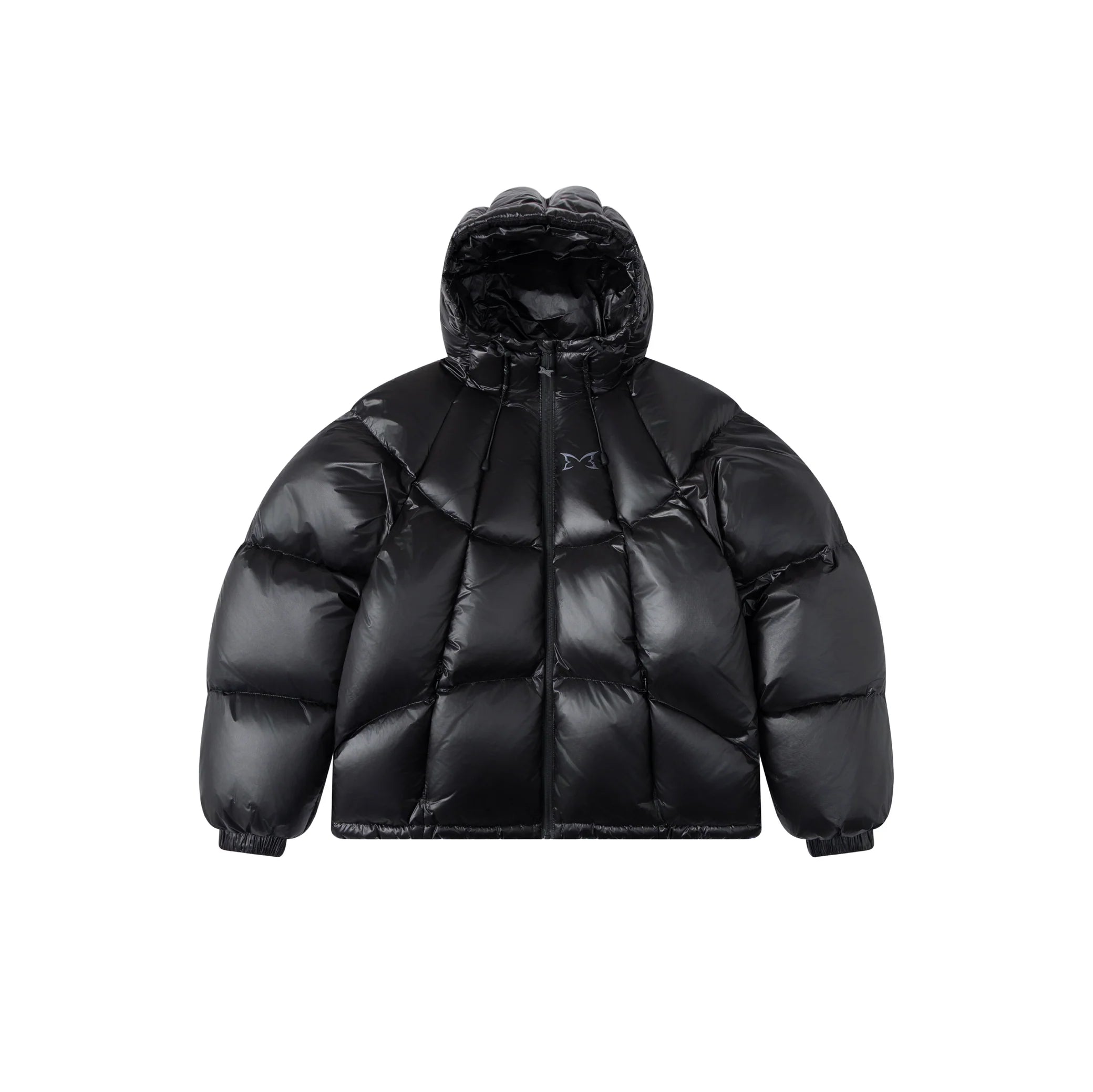 MERTRA GRID PUFFER JACKET (BLACK)
