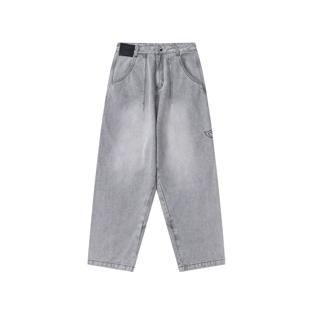 MERTRA REVERSE BIGSTEP DENIM (GREY / BLACK)