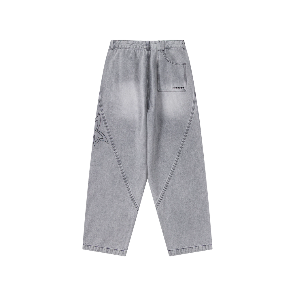 MERTRA REVERSE BIGSTEP DENIM GREY