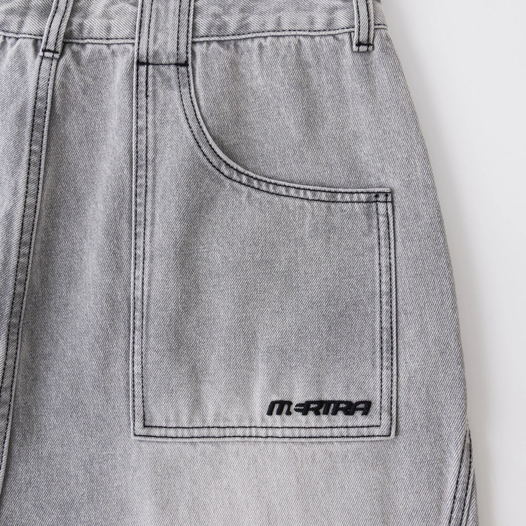 MERTRA REVERSE BIGSTEP DENIM (GREY / BLACK)