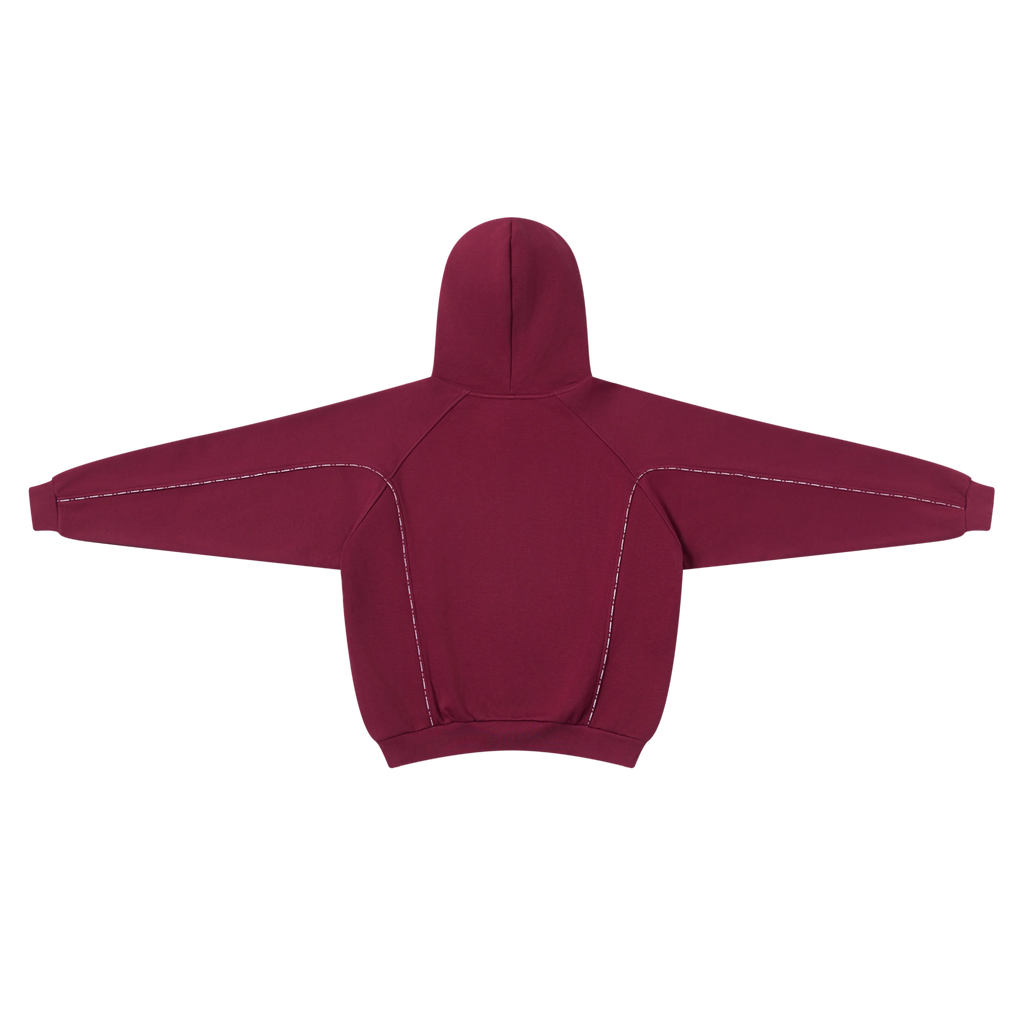 MERTRA PIPING HOOD MAROON