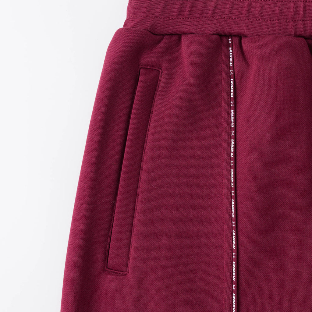 MERTRA PIPING JOGGERS (MAROON)