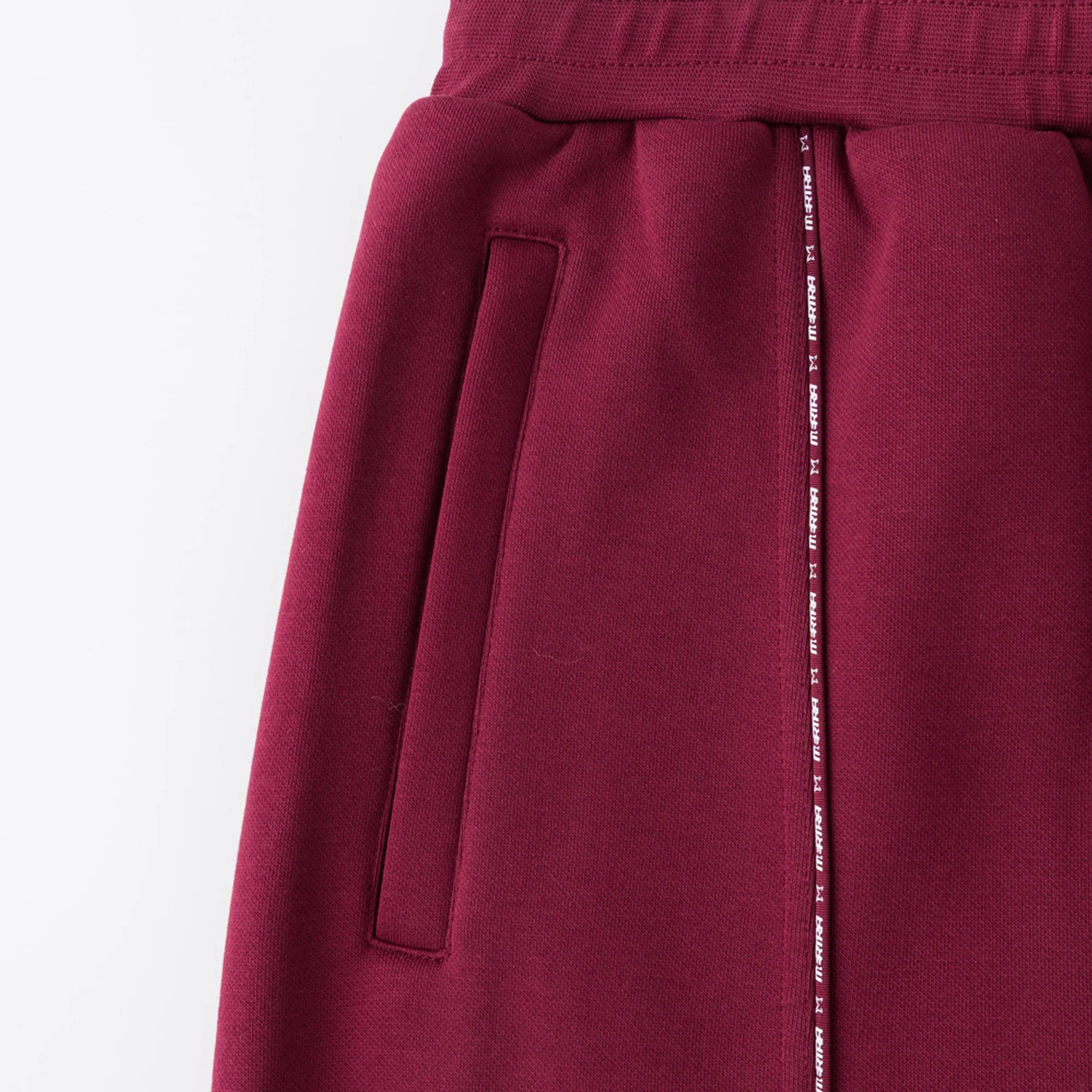 MERTRA PIPING JOGGERS (MAROON)