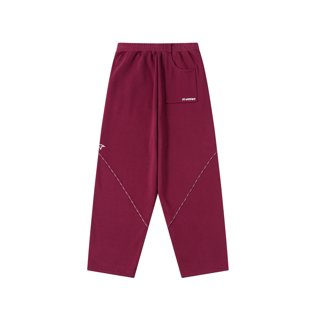 MERTRA PIPING JOGGERS MAROON