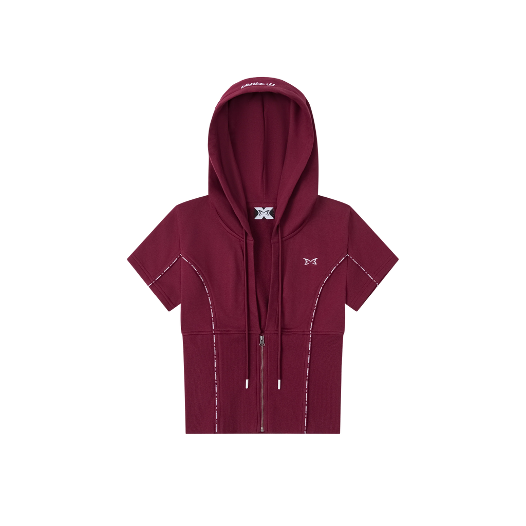 MERTRA WOMEN’S PIPING TOP MAROON