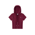 MERTRA WOMEN’S PIPING TOP MAROON