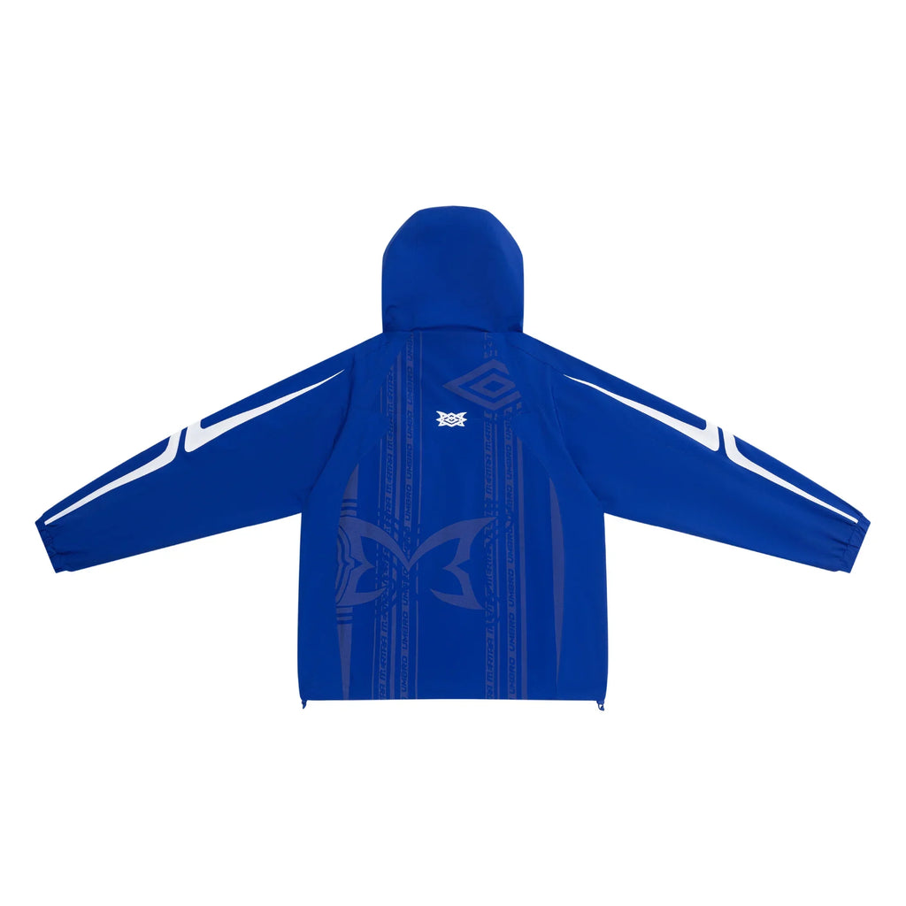 Mertra x Umbro Reflective Technical Jacket (Blue) Back View