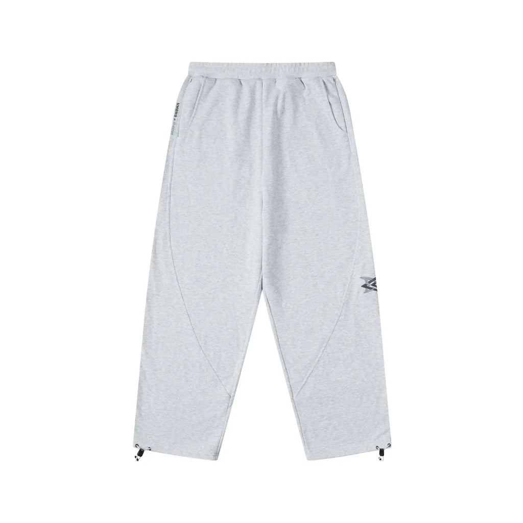 MERTRA x Umbro Warm Up Joggers (Grey/Grey) Front View