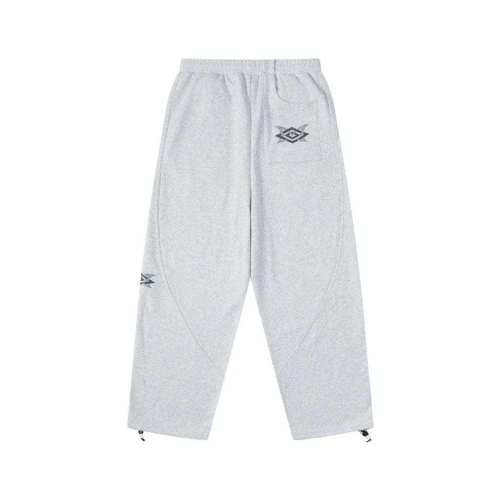 MERTRA x Umbro Warm Up Joggers (Grey/Grey) Back View