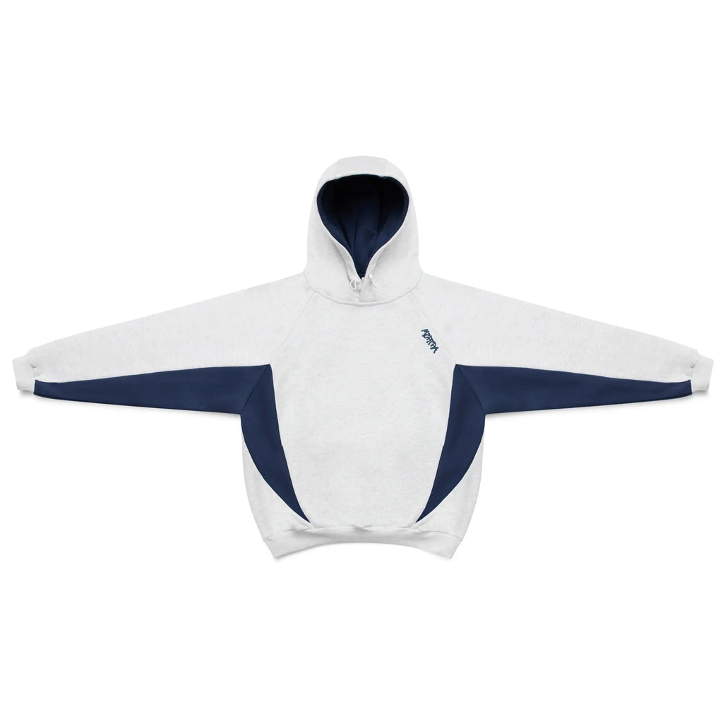 Mertra Bigstep Hood (Grey/Navy) Front View