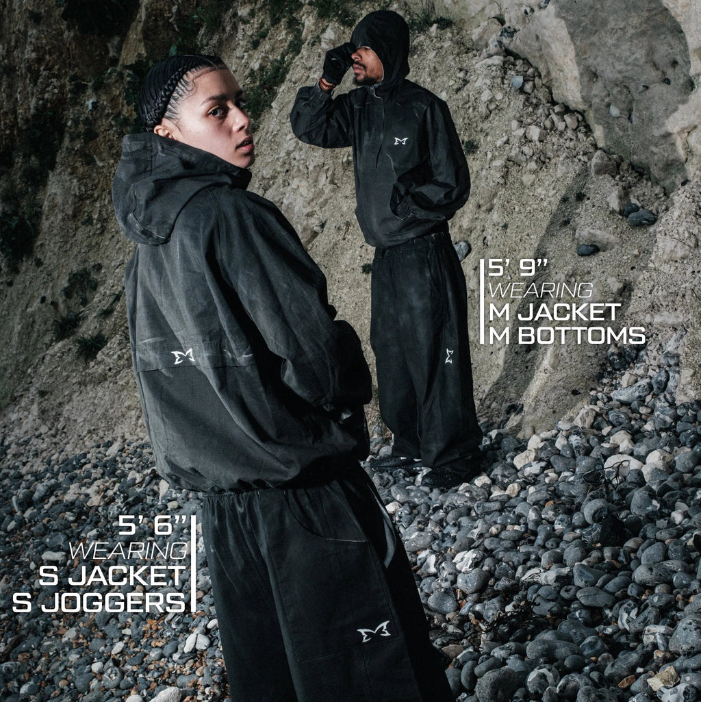 Mertra Hand Spray Pullover Jacket Wearing Model