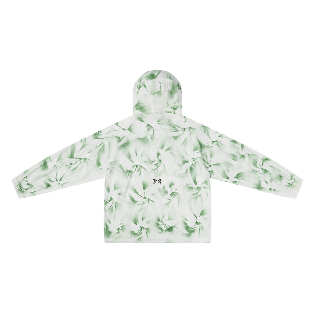 Mertra Hand Spray Pullover (Green / White) Back View