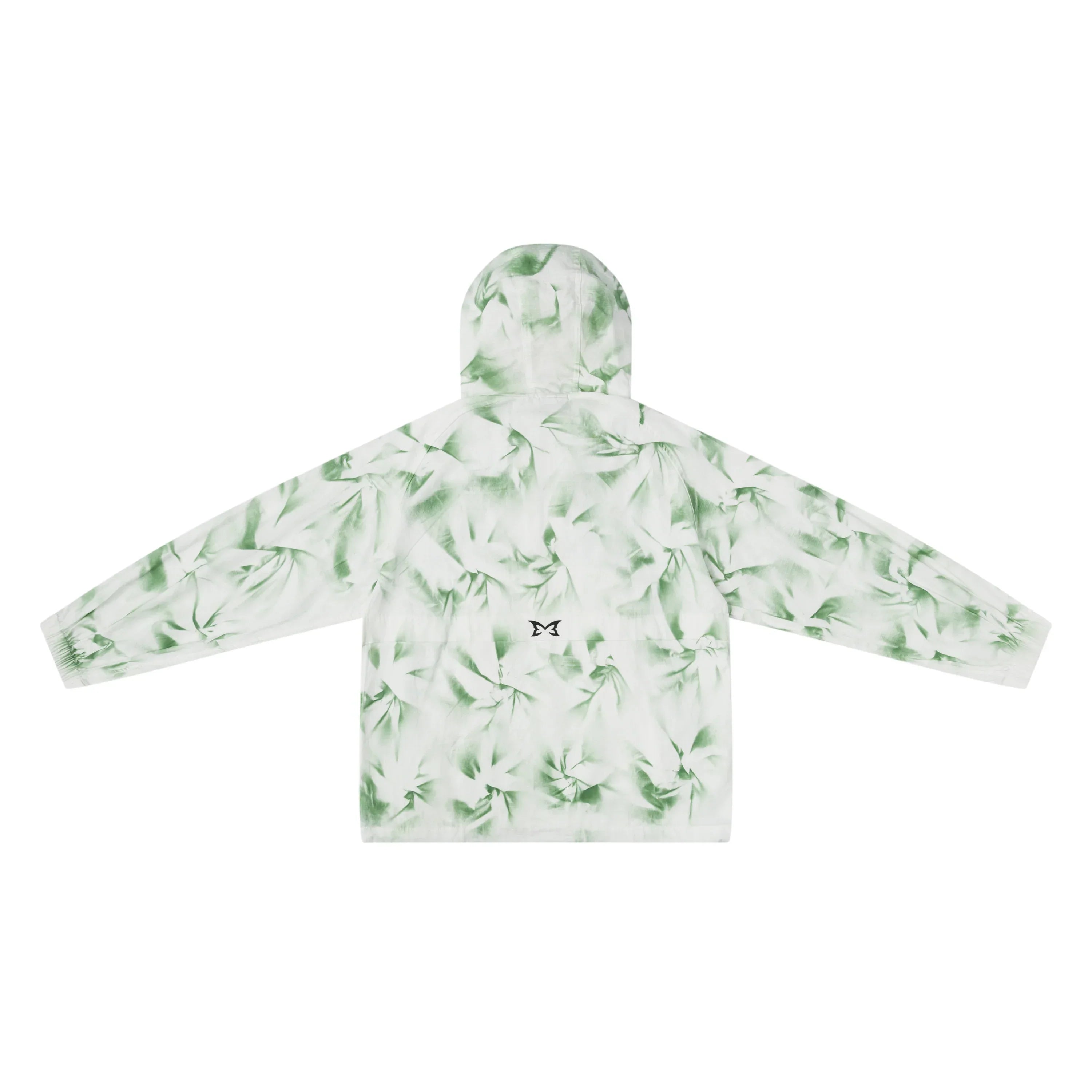 Mertra Hand Spray Pullover (Green / White) Back View