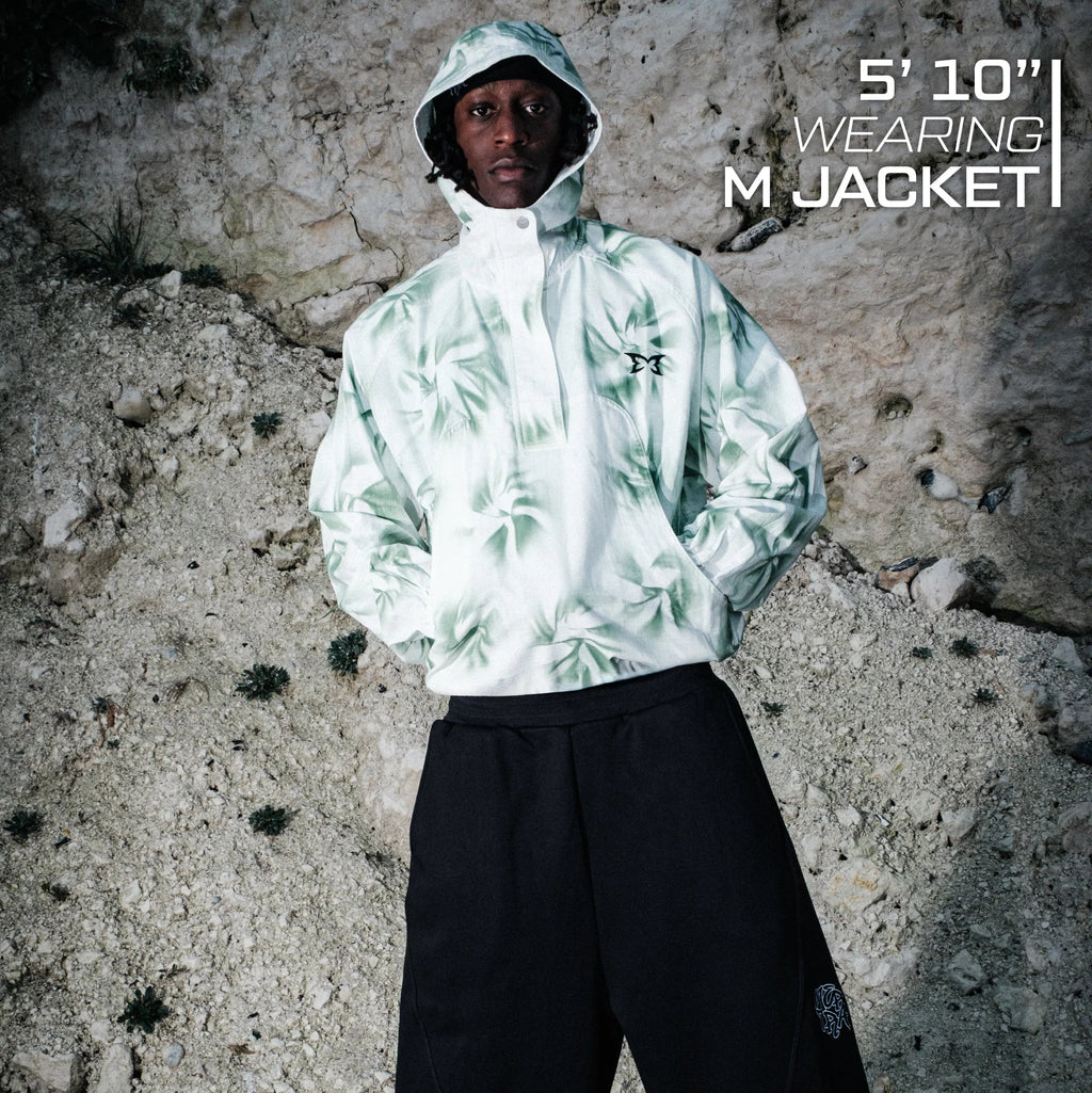 Mertra Hand Spray Pullover (Green / White) From Mertra Boxing Day Friday Drop