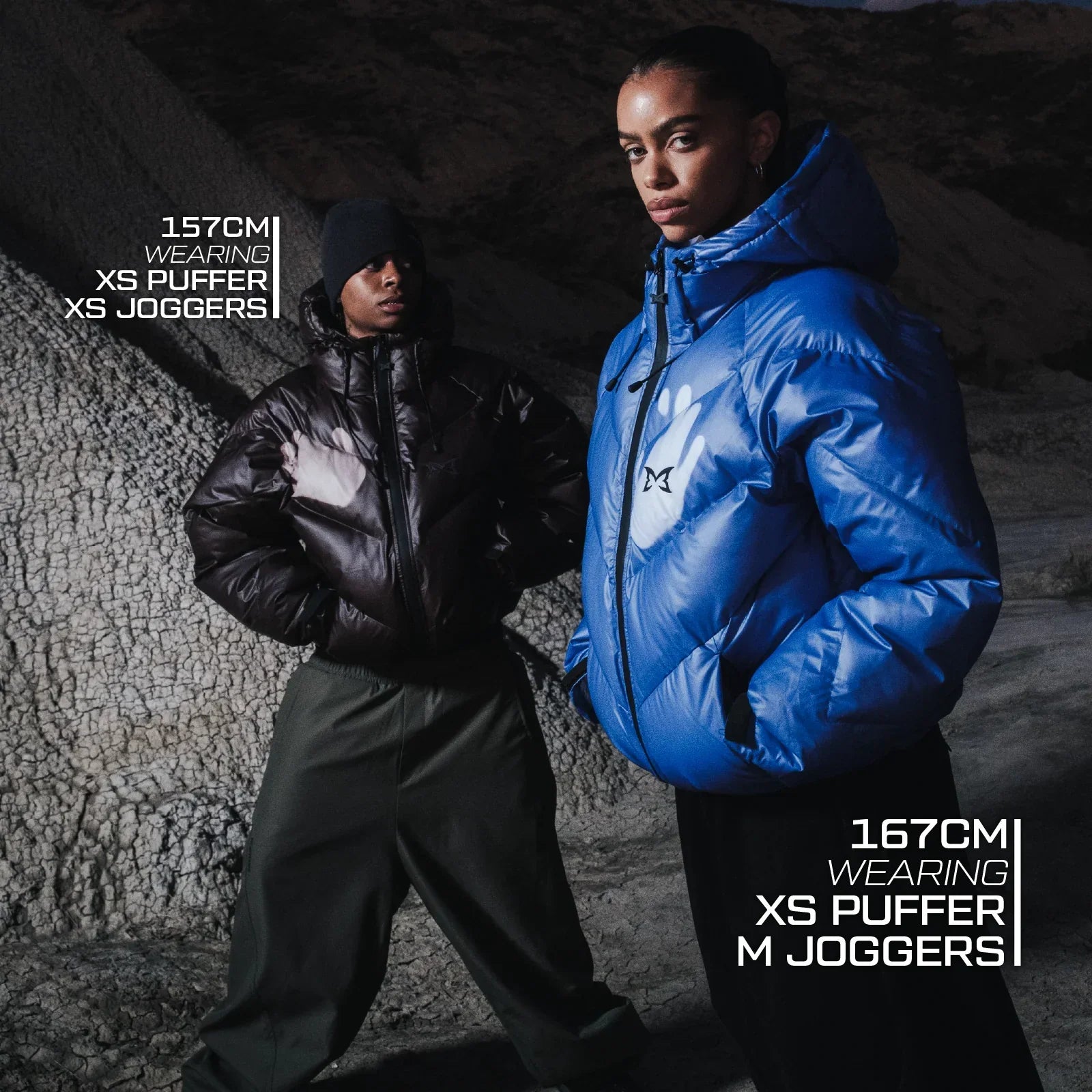 Mertra Heat Reactive Puffer (Blue) From Mertra December 26 Drop