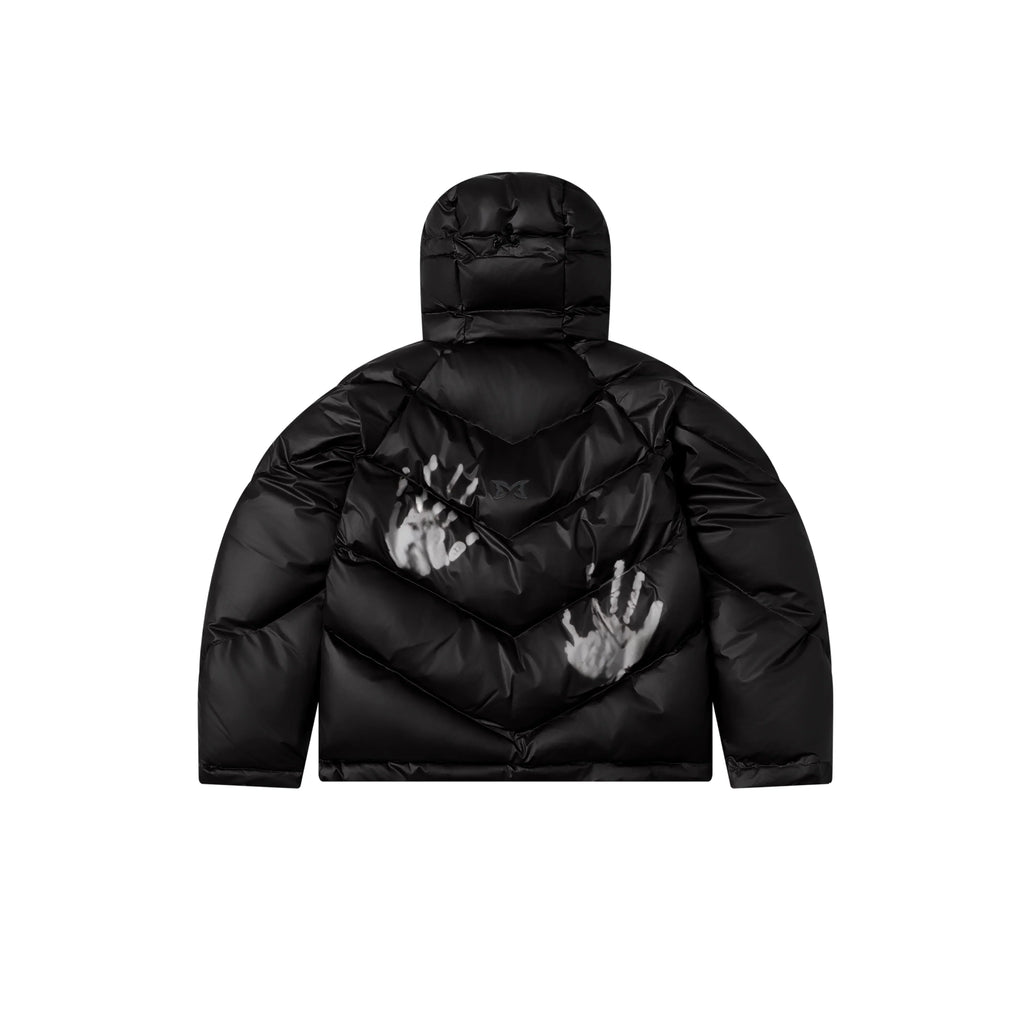 Mertra Heat Reactive Puffer (Coal) Back View