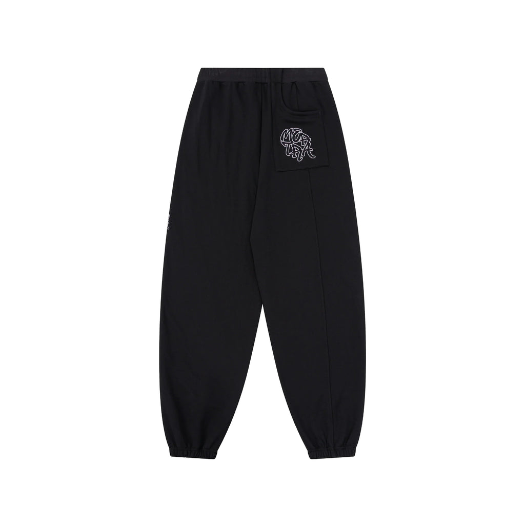 Mertra Pulse Joggers (Black) Back View
