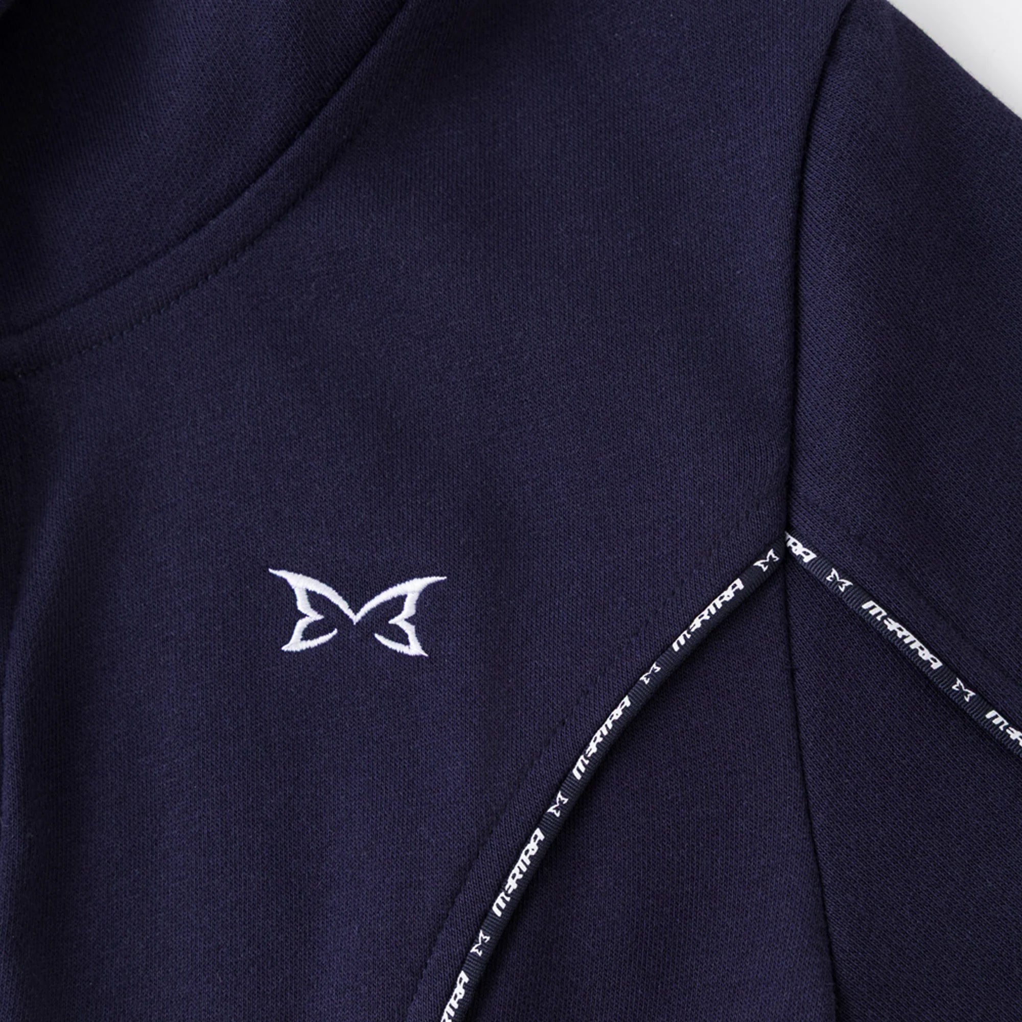 MERTRA WOMEN’S PIPING TOP (NAVY)