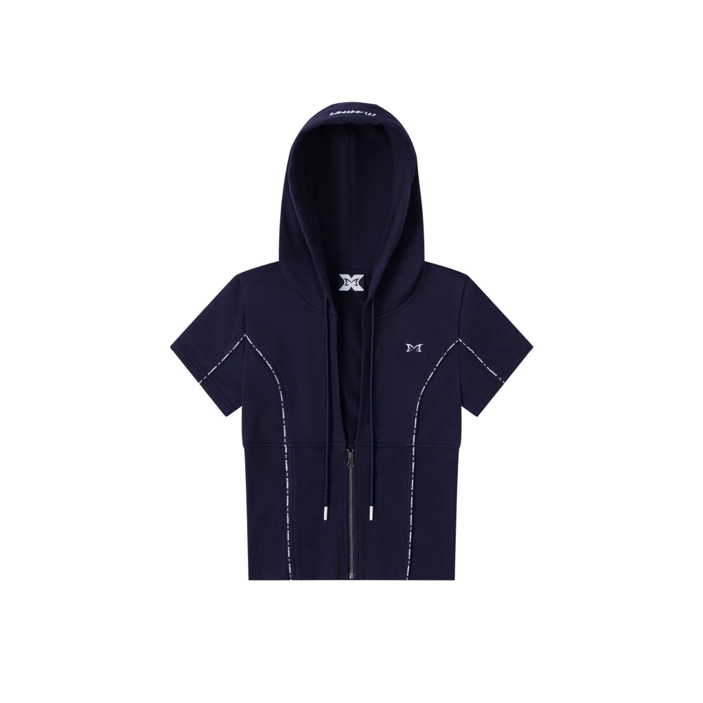 MERTRA WOMEN’S PIPING TOP NAVY