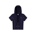 MERTRA WOMEN’S PIPING TOP NAVY