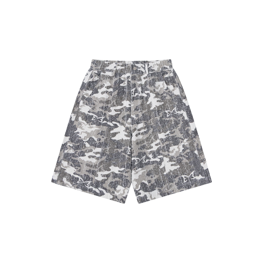MERTRA TEXTURED CAMO SHORTS