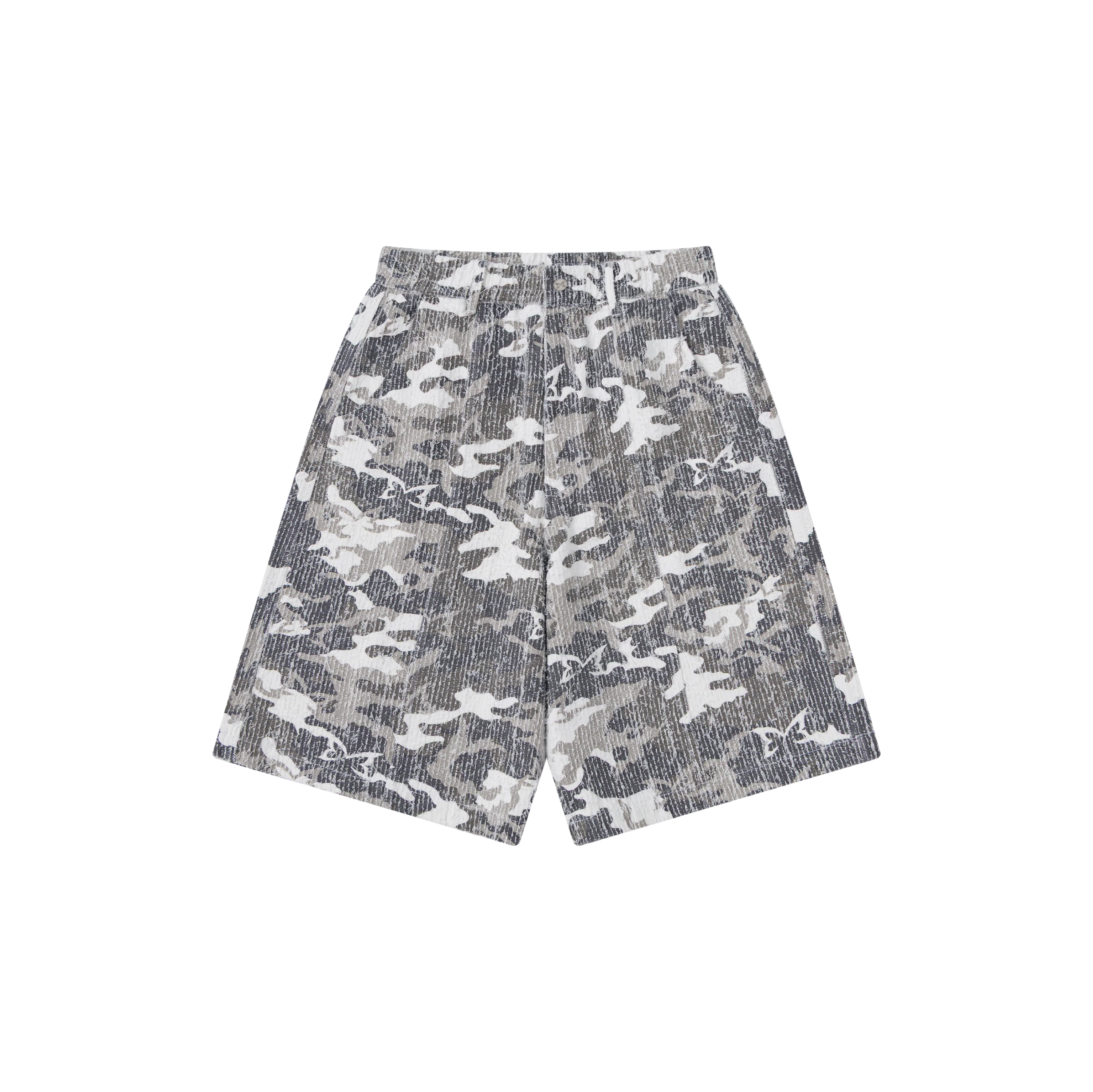 MERTRA TEXTURED CAMO SHORTS