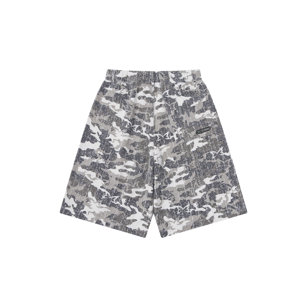 MERTRA TEXTURED CAMO SHORTS