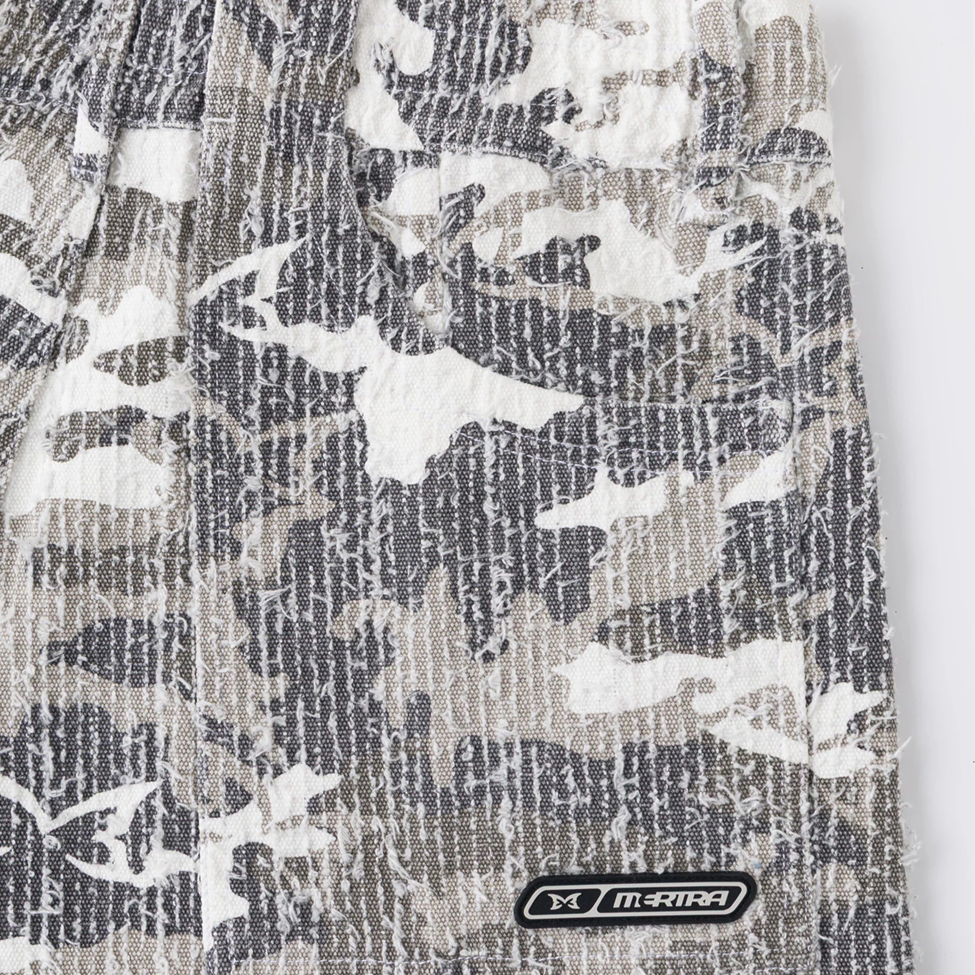 MERTRA TEXTURED CAMO SHORTS