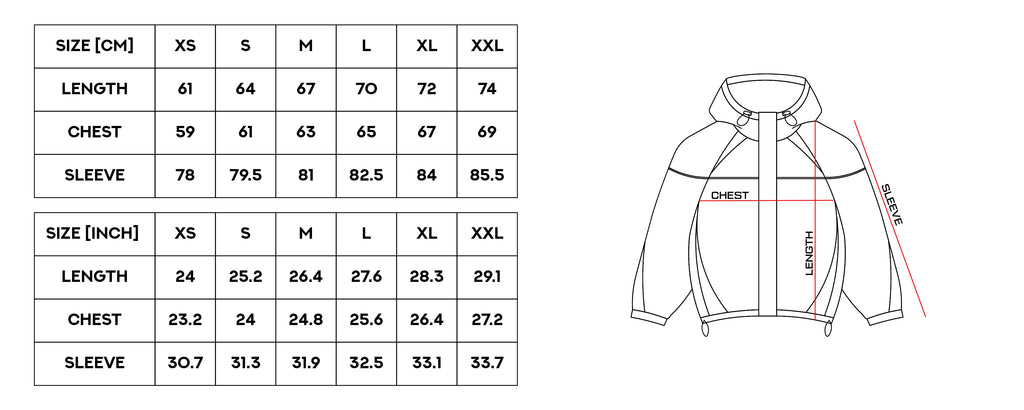 MERTRA TRANSLUCENT JACKET (BLUE)
